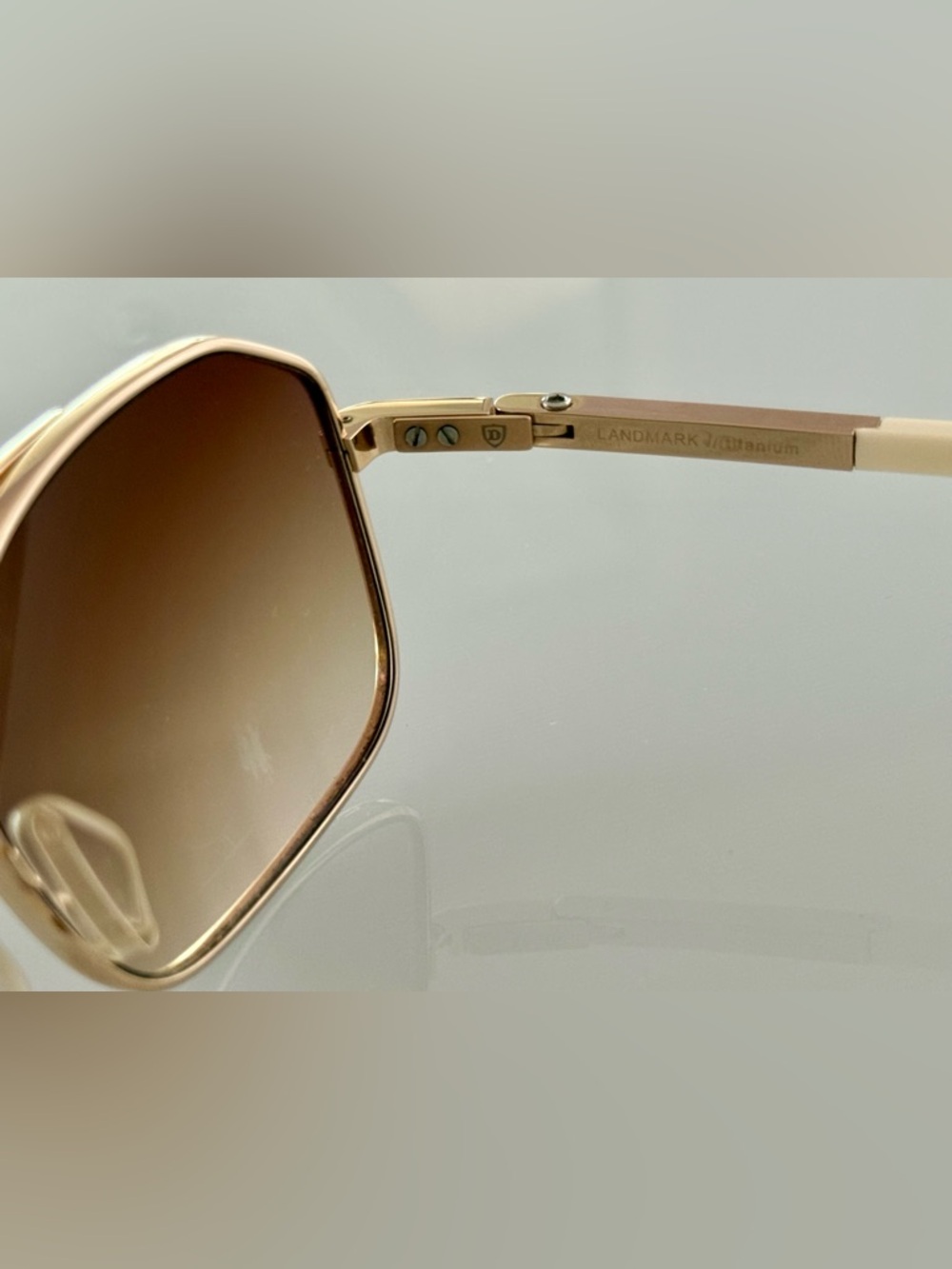 Dita Landmark Titanium DRX2022 Unisex Aviator Sunglasses- OG Case- Made in Japan - Picture 13 of 16